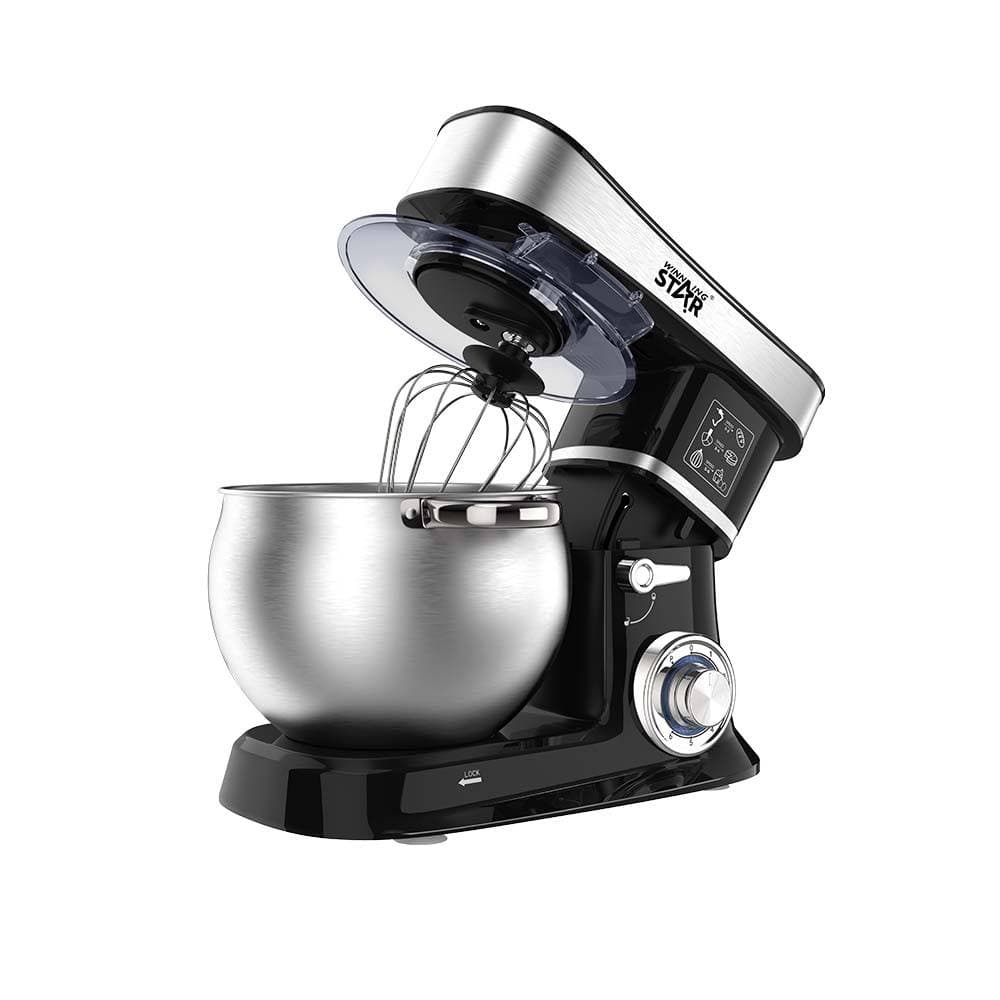 Winning Star 6 Speed Kitchen Stainless Steel Stand Mixer for Baking