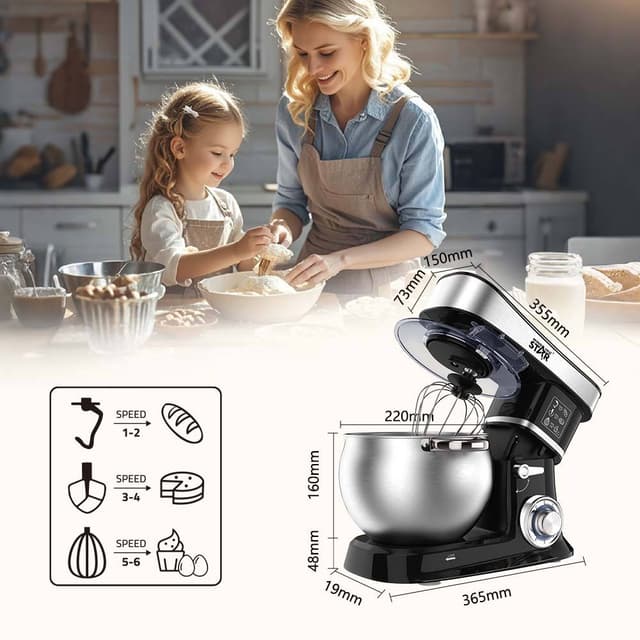 Winning Star 6 Speed Kitchen Stainless Steel Stand Mixer for Baking - https://wp.winningstar.ae/wp-content/uploads/2025/01/Hc8ade68527fa4358a989c81831375fe6F.jpg